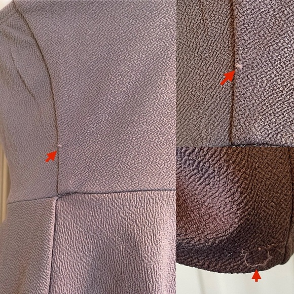 Charlotte Russe Dark Gray Chic Peplum Mini Above-Knee Dress Women’s Medium - Picture 13 of 14